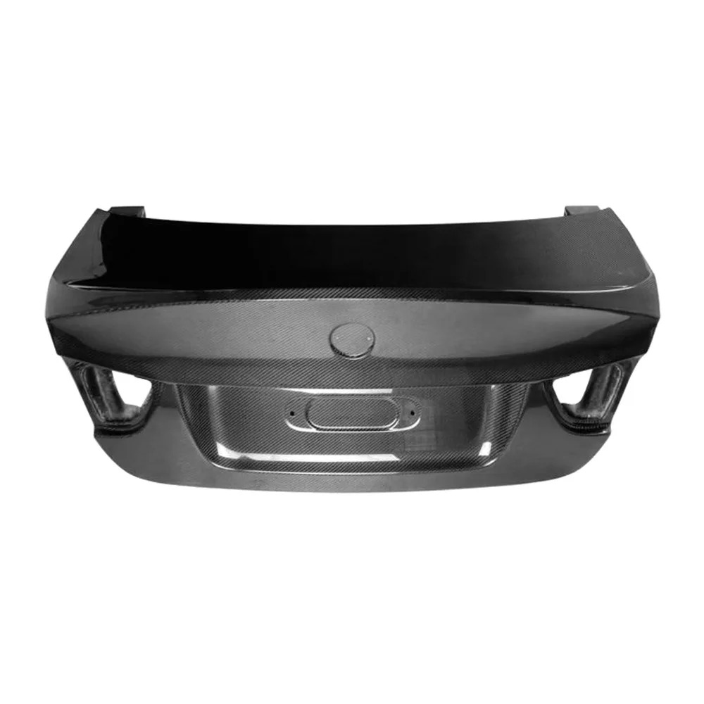 Real Carbon Fiber Rear Bumper Hood with Trunk Step Bar MBJ Style  for  3 Series E90 LCI 4-Door 2009-2013 E90 Rear Trunk